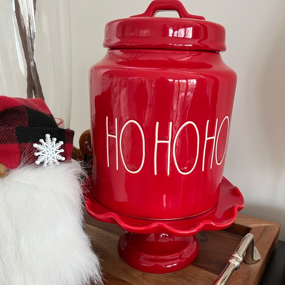 Rae Dunn HO HO HO canister